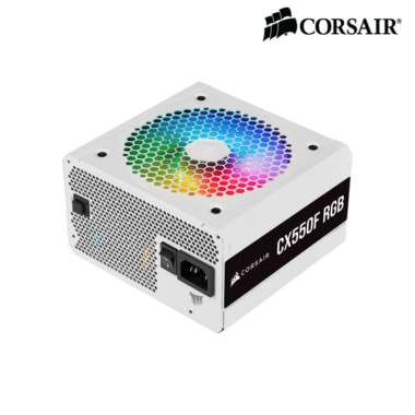 CORSAIR CX550F RGB White PSU 550W 80+ Bronze Full Modular