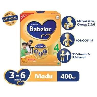 Promo Harga Bebelac 4 Susu Pertumbuhan Madu 400 gr - Blibli