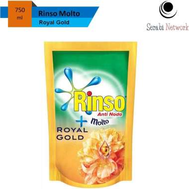 Promo Harga Rinso Liquid Detergent + Molto Royal Gold 750 ml - Blibli