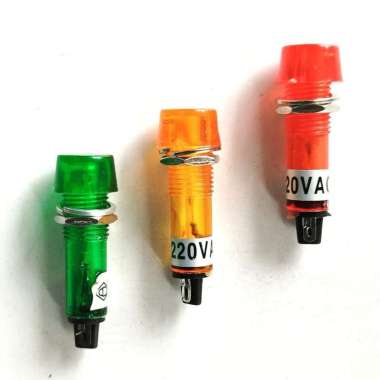 Pilot Lamp 12v Lampu Indikator 12 volt Hitam