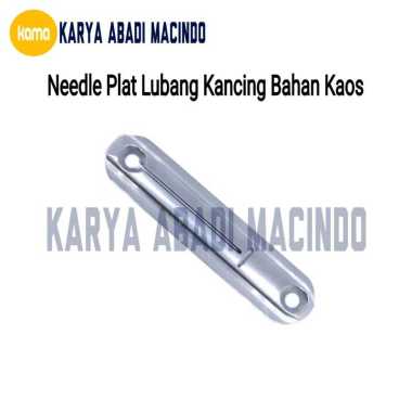 NEEDLE PLAT MESIN JAHIT HIGH SPEED INDUSTRI LUBANG KANCING BAHAN KAOS