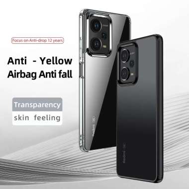 Premium Casing Xiaomi Redmi Note 12 Pro Case Redmi Note 12 PRO Frosted Note 12 PRO 5G Smoked Black