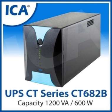 UPS ICA CT-682B CT682B 1200VA 600WATT ONLINE INTERACTIVE GARANSI RESMI Packing Kayu