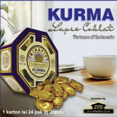 Kurma lapis coklat bin afif isi 20