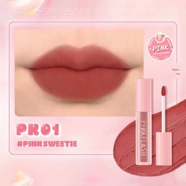 PINKFLASH PinkSweetie Fuzzy-Soft Velvet Matte Lip Clay Lipstik PK01