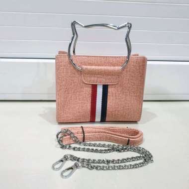Tas Wanita Import Premium Tas Selempang Tas Bahu Slingbag Warna Pink