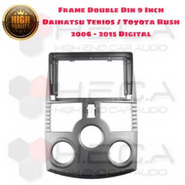 Frame 9" Rush / Terios 2006-2015 Head Unit Android 9 inch AC Digital