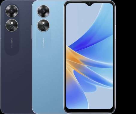 OPPO A17 4/64 NEW GARANSI RESMI OPPO 4/64 NO BONUS BLACK
