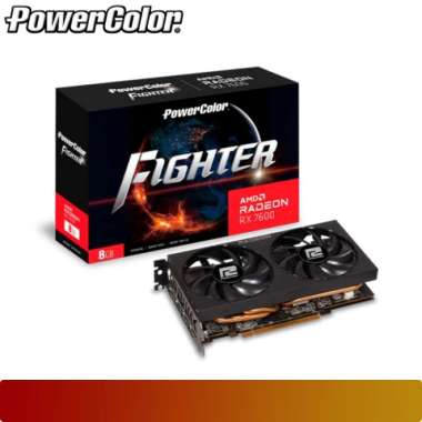 POWERCOLOR Fighter AMD Radeon RX 7600 8GB GDDR6