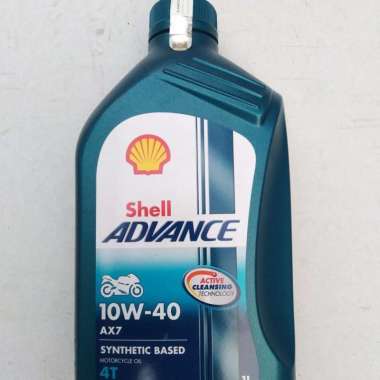 OLI MESIN SHELL ADVANCE AX7 4T 1000mL