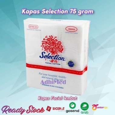 kapas selection 75 gram facial cotton kapas kecantikan kapas pembersih