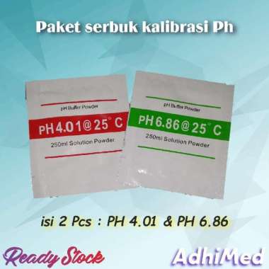 Paket Ph Buffer Powder / Paket Bubuk kalibrasi Ph meter 4.00 6.86