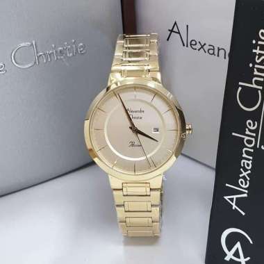 Jam Tangan Wanita Alexandre Christie 2797 Original Classic - Gold