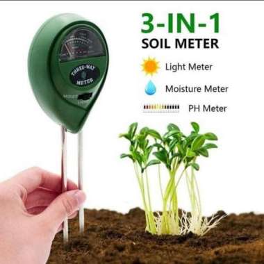 Alat Ukur Ph Tanah // Digital Soil Analyzer // Tester Ph Tanah 3 in 1