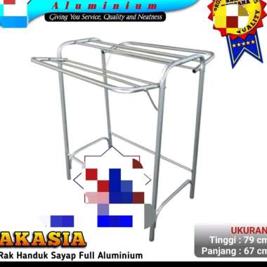 Jemuran Handuk Aluminium Akasia