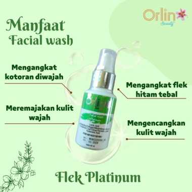 Orlin Beauty Facial Wash Flek / Sabun Khusus Flek
