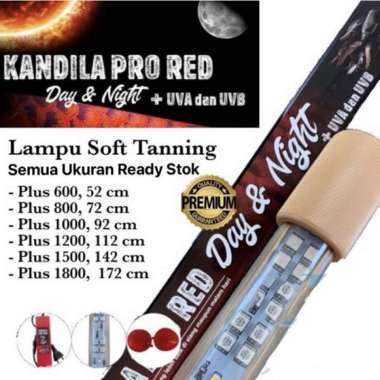 Kandila pro red day and night plus UV A UV B lampu aquarium lampu led packing PVC DN 400