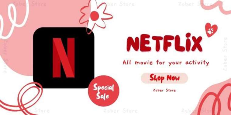 NETFLIX 1 BULAN FULL 1 BULAN SHARING