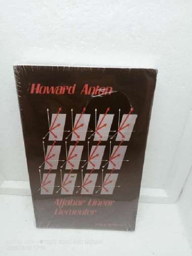 BUKU aljabar linear elementer edisi kelima Howard Anton