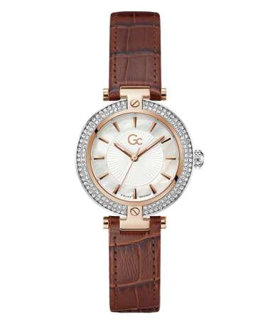 GC Z22004L1MF - GC Vogue Mid Size Brown Leather Ladies Watch Original