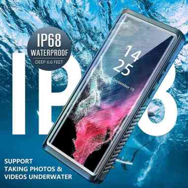 Casing Samsung S22 Ultra Case Samsung S22 Plus Waterptoof Sport S22 PLUS HITAM