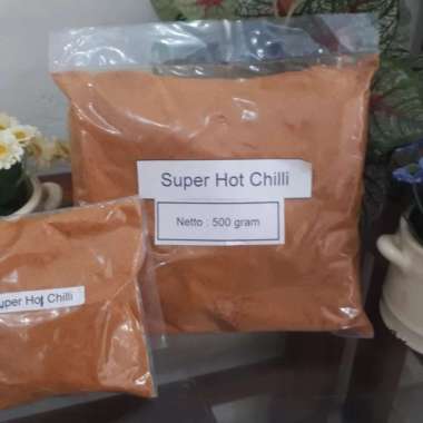 Bumbu Tabur SUPER HOT CHILI Bubuk Cabe Super Pedas - 1/2 KG