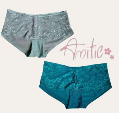 Panty Amitie Lace Mesh Green S