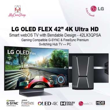 LG OLED FLEX 42LX3QPSA 42" FLEXIBLE DISPLAY GAMING MONITOR HUB PC TV