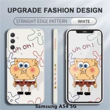 Casing Samsung A14 A34 A54 Cartoon Lucu Softcase Printing Gambar Cewek SAMSUNG A14 SPONGEBOB