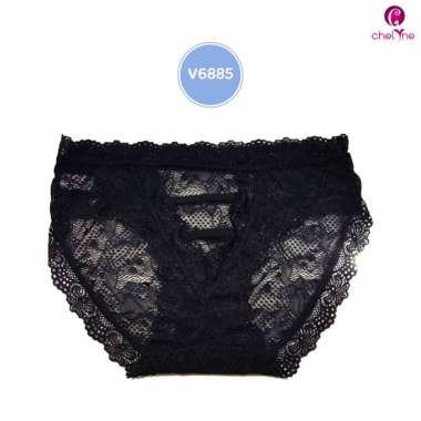 Chelyne CD Mini Wanita V6885 / V6808 / V17141 Bahan Full Lace Brukat Sexy V6885