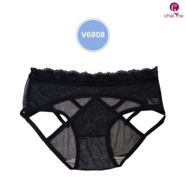 Chelyne CD Mini Wanita V6885 / V6808 / V17141 Bahan Full Lace Brukat Sexy V6808