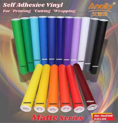 sticker Anolly (roll) L 53cm X P 15m - stiker skotlet vinyl G1027 WHITE GLOSSY