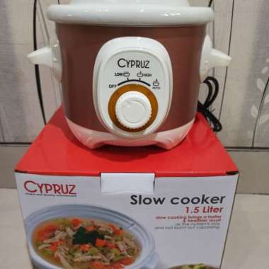 Slow Cooker Cypruz Kapasitas 1,5 Liter SC 0066