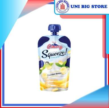 Promo Harga Cimory Squeeze Yogurt Black Sticky Rice 120 gr - Blibli