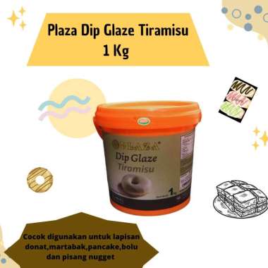 PLAZA DIP GLAZE TIRAMISU 1 KG
