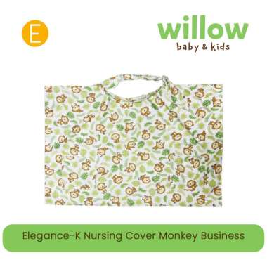 Apron Menyusui - Elegance Nursing Cover Monkey Business Series