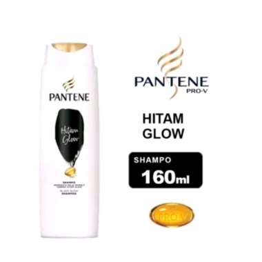 Pantene Shampoo Hitam Glow 160 Ml
