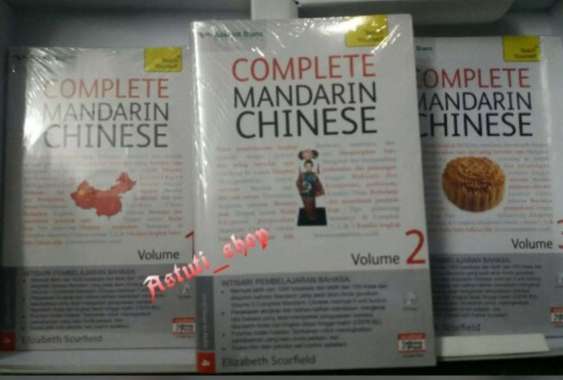 Buku Bahasa Mandarin "Paket Complete Mandarin + Cd Audio "