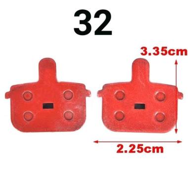 Disc Brake Pad 32 Kampas Rem Cakram Sepeda Lipat Seli MTB Genio Pacific Vertex dll