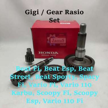 Gigi Rasio Set KZL/K81 BEAT FI BEAT ESP SCOOPY SPACY FI VARIO 110 KARBU TECHNO
