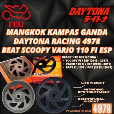 MANGKOK KAMPAS GANDA DAYTONA RACING BEAT SCOOPY VARIO 110 FI ESP KZL K44 K81 K25 K16 BEAT POP SPORTY