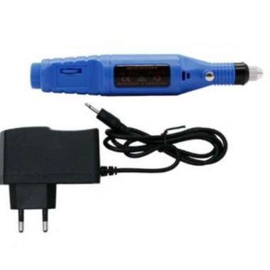 blue set mini bor drill nail adaptor grafier mini gerinda ukir halus TERBAIK