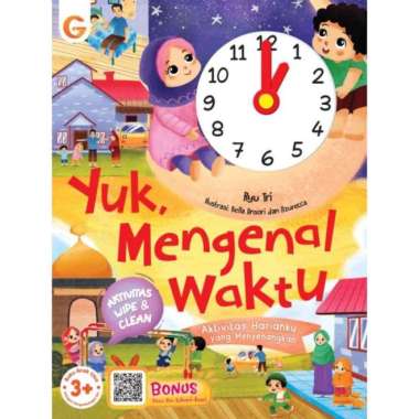 Boardbook Yuk Mengenal Waktu Activity Book Gema Insani Kids