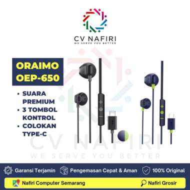 ORAIMO OEP-650 EARPHONE KABEL TYPE-C 1.2 METER
