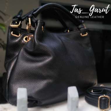 Bossindo Tas Kulit Asli Garut Kuning Kunyit