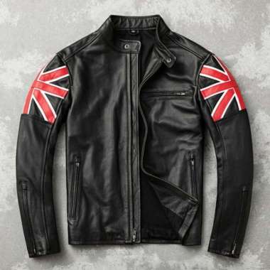 BOSSINDO jaket kulit pria asli garut genuine leather jacket XL
