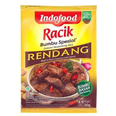Racik Bumbu Rendang 50gr/Indofood Racik Bumbu Rendang 50gr