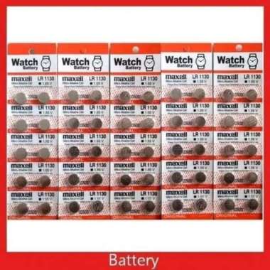 Baterai LR 1130 AG10 lr1130 ag10 kalkulator jam tangan Maxell batere