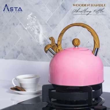 Asta Teko Siul Stainless Steel Whistling Kettle 3 Liter UNGU