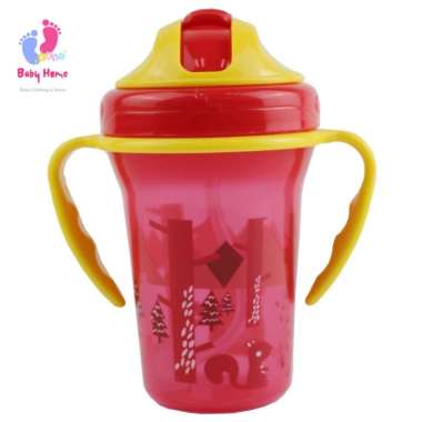 Training CupBotol Minum Sedotan Bayi Anak JP019 JP020 Merah